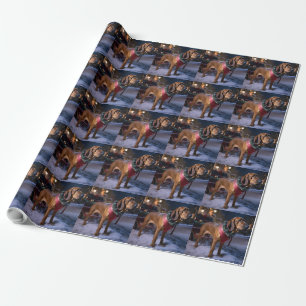 Papier Cadeau Saison Festive de Noël de Bloodhound