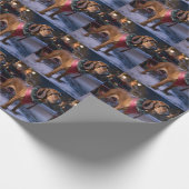 Papier Cadeau Saison Festive de Noël de Bloodhound (Coin)