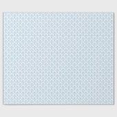 Papier Cadeau Sakura Baby Blue - White (Plat)