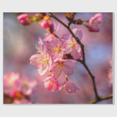 Papier Cadeau Sakura cool Fleurs Sur Un Cerisier (Plat)