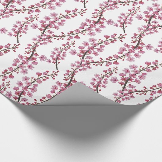 Papier Cadeau Sakura rose fleurit le motif sans couture (Coin)