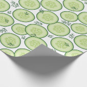Papier Cadeau Salade de concombre (Coin)