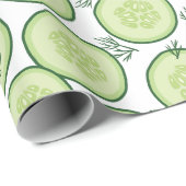 Papier Cadeau Salade de concombre (Coin rond)