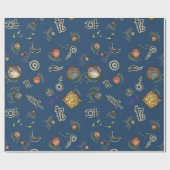 Papier Cadeau Salade spatiale (Plat)