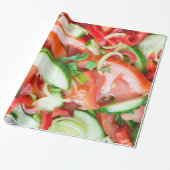Papier Cadeau Salade végétale (Déroulé)