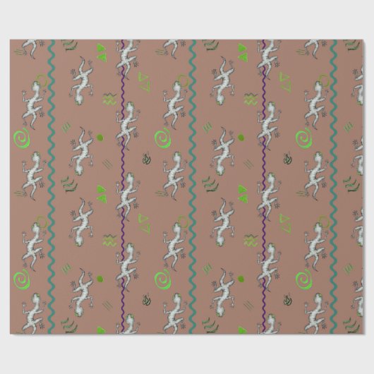 Papier Cadeau Salamander (Plat)