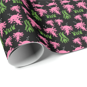 Papier Cadeau Salamandre axotique exotique