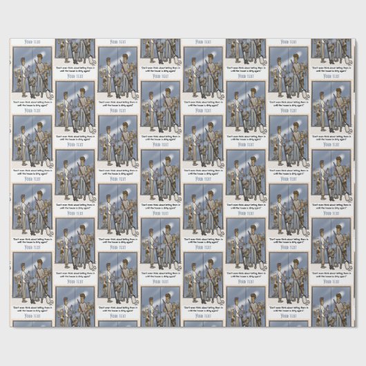 Papier Cadeau sale (Plat)