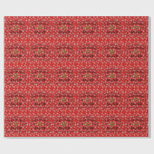 Papier Cadeau Salem Massachusetts Noël (Plat)