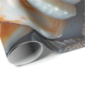 Papier Cadeau Sally Vend Coquillages (Coin rond)