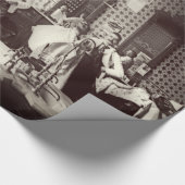 Papier Cadeau Salon de coiffure pour hommes des années 1890 (Coin)