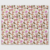 Papier Cadeau Salon d'Etat Carnaval Nachos Cotton Candy (Plat)