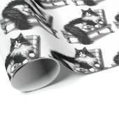 Papier Cadeau Salon Kitty (Coin rond)