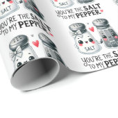 Papier Cadeau Salt To My Pepper Love Gift Wrapping Paper (Coin rond)