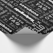 Papier Cadeau SALUT et bonjour ! Autour du monde (Coin)