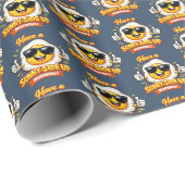 Papier Cadeau Salutation Matinale - cellente (Coin rond)