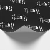 Papier Cadeau Salutations à 50 ans de voeux amusants 50e anniver (Coin)