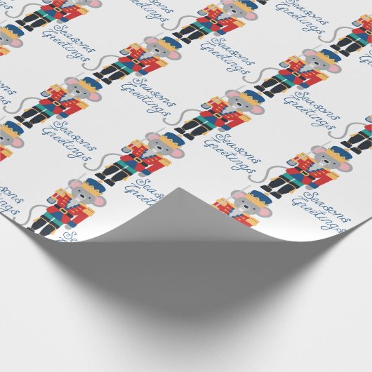 Papier Cadeau Salutations de Nutcracker (Coin)