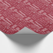 Papier Cadeau Salutations de vacances (Coin)