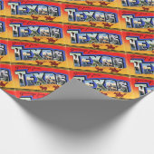 Papier Cadeau Salutations Du Texas (Coin)