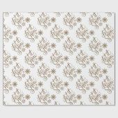 Papier Cadeau Salutations festives (Plat)