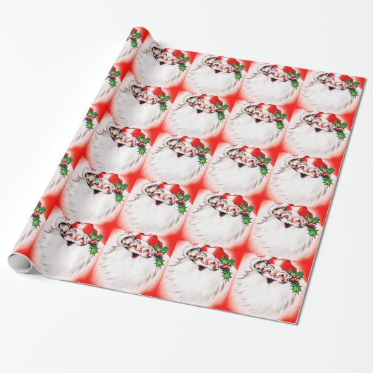 Papier Cadeau Salutations gaies de Noël (Déroulé)