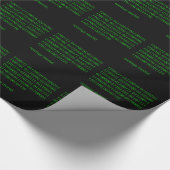 Papier Cadeau Salutations mortelles (Coin)