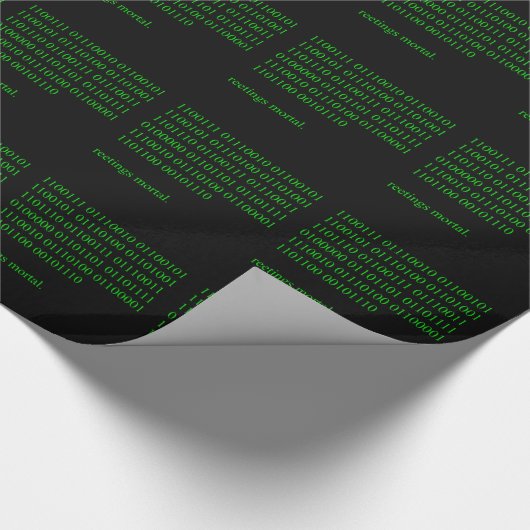 Papier Cadeau Salutations mortelles (Coin)