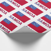 Papier Cadeau Samoa et Drapeau samoan (Coin)