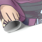 Papier Cadeau samouraï (Coin rond)