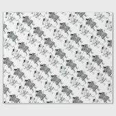 Papier Cadeau Samouraï (Plat)