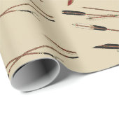 PAPIER CADEAU SAMURAI MASATSURA SE BATTRE DANS UNE DOUCHE DE FLÈ (Coin rond)