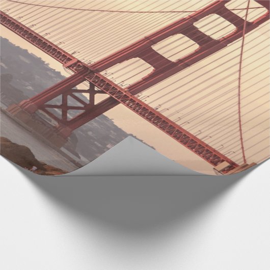 Papier Cadeau San Francisco California Golden Gate Bridge Photo (Coin)