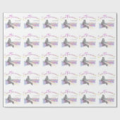 Papier Cadeau San Francisco, couleurs d'arc-en-ciel de CA (Plat)