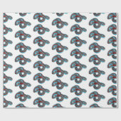 Papier Cadeau San Francisco garter snake (Plat)