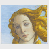 Papier Cadeau Sandro Botticelli - Détail de la naissance de Vénu (Plat)