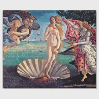 Papier Cadeau Sandro Botticelli - Naissance de Vénus - Beaux-Art