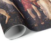 Papier Cadeau Sandro Botticelli Primavera (Coin rond)