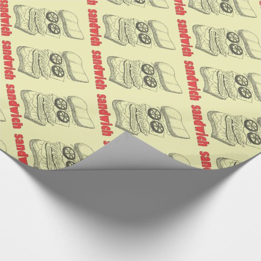 Papier Cadeau Sandwich (Coin)