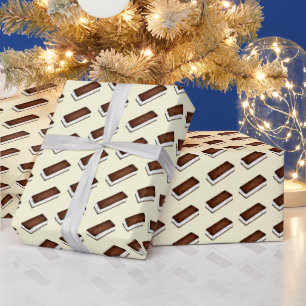 Papier Cadeau Sandwich à la crème glacée au chocolat Vanilla San