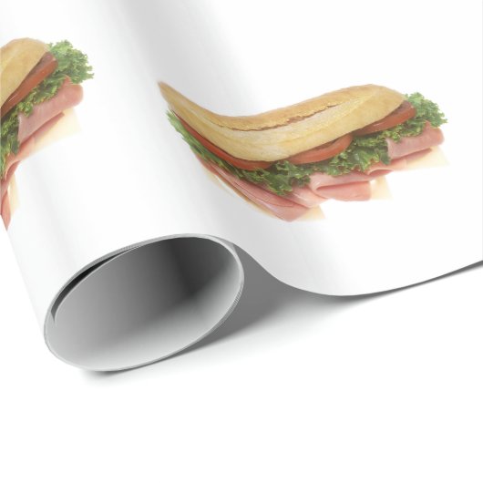 Papier Cadeau Sandwich Deli (Coin rond)