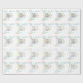 Papier Cadeau Sandwich drôle à geek de HTML de BLT (Plat)