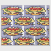 Papier Cadeau Sandwich rempli (Plat)