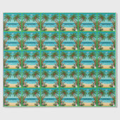 Papier Cadeau "Sandy Shores Escape" (Plat)