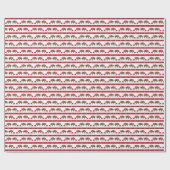 Papier Cadeau Sangliers de la Saint-Valentin (Plat)