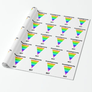 Papier Cadeau Sans ambiguïté Gay