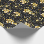 Papier Cadeau Sans couture avec orchidées de bijoux (Coin)