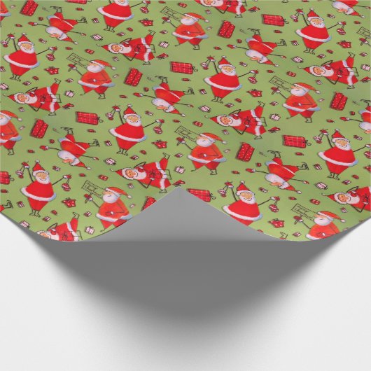 Papier Cadeau Santa Claus (Coin)