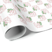 Papier Cadeau Santa Claus (Coin rond)