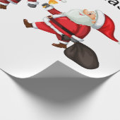 Papier Cadeau Santa Claus (Coin)